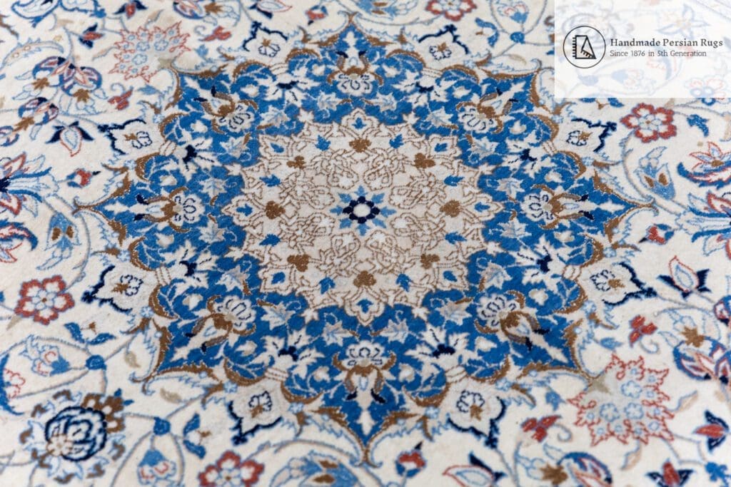 Perserteppich Nain 255 x 155 cm Wolle handgeknüpft (Verkauft)
