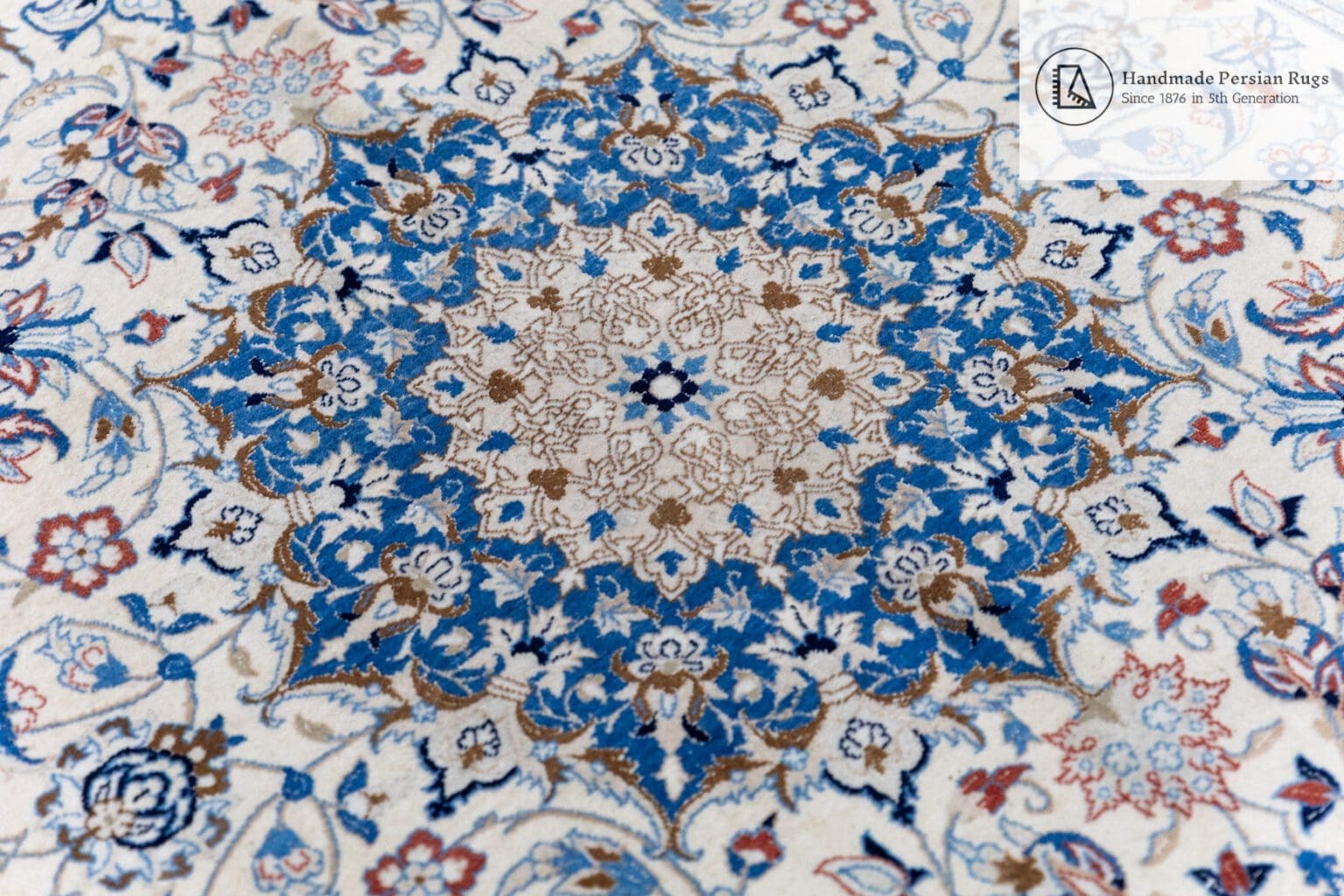 Perserteppich Nain 255 x 155 cm Wolle handgeknüpft (Verkauft)