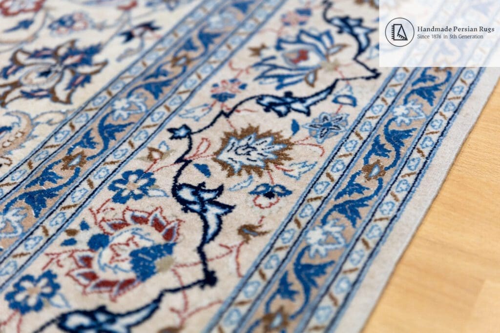 Perserteppich Nain 255 x 155 cm Wolle handgeknüpft (Verkauft)
