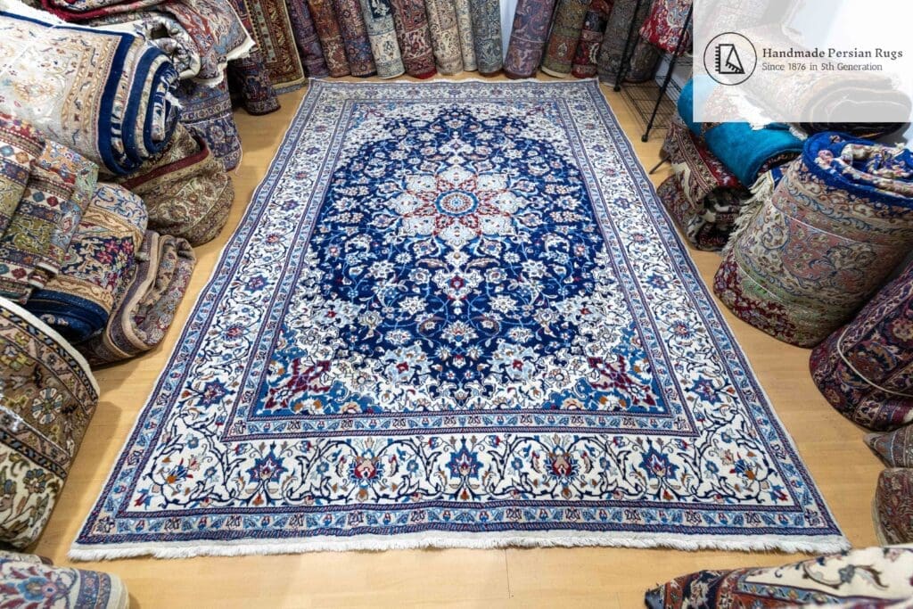 Perserteppich Nain 354 x 243 cm Wolle handgeknüpft