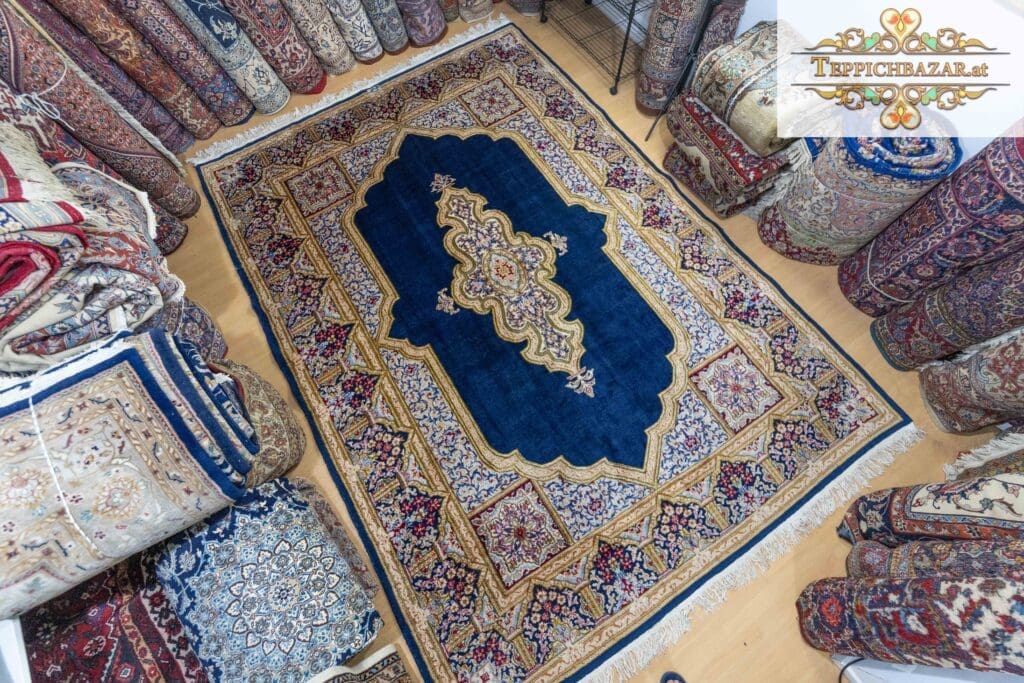 Perserteppich Kirman 349x249 cm Schafwolle handgeknüpft