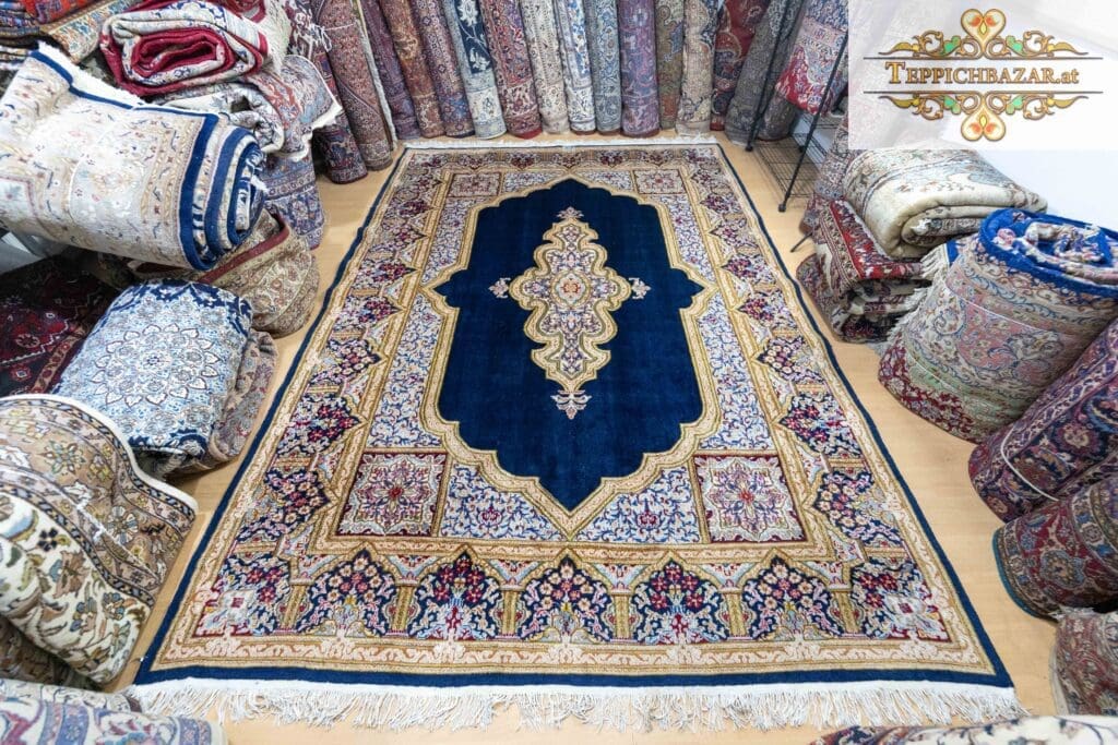 Perserteppich Kirman 349x249 cm Schafwolle handgeknüpft
