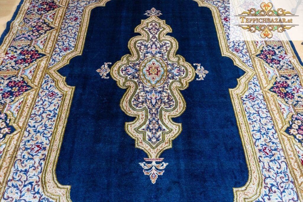 Perserteppich Kirman 349x249 cm Schafwolle handgeknüpft