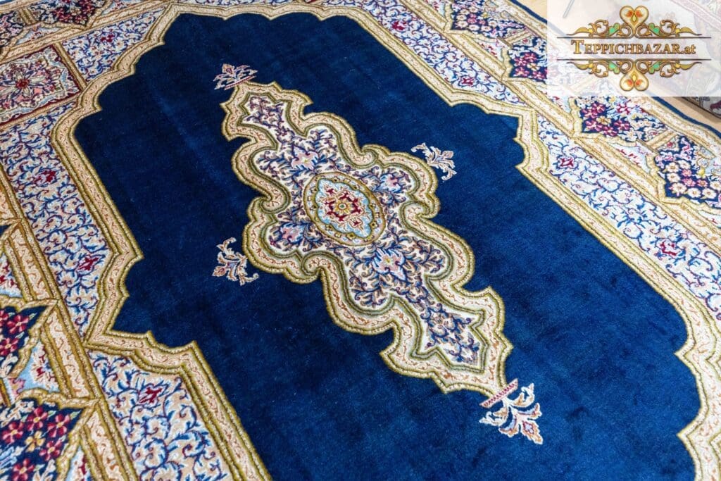 Perserteppich Kirman 349x249 cm Schafwolle handgeknüpft