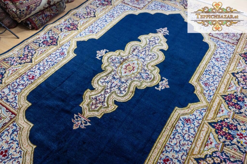 Perserteppich Kirman 349x249 cm Schafwolle handgeknüpft