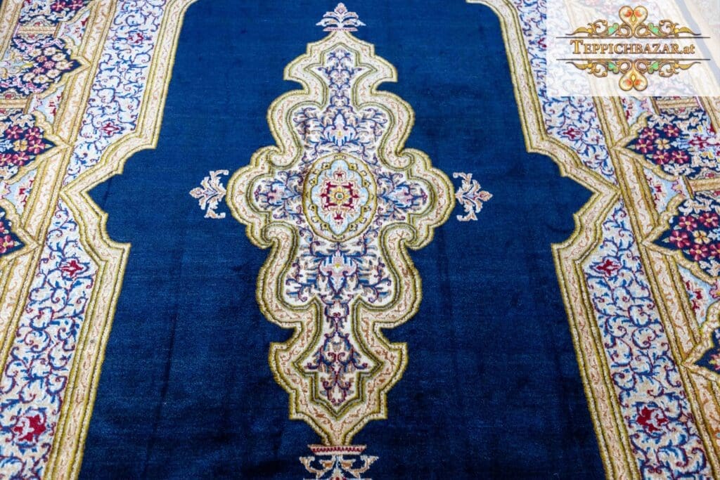 Perserteppich Kirman 349x249 cm Schafwolle handgeknüpft
