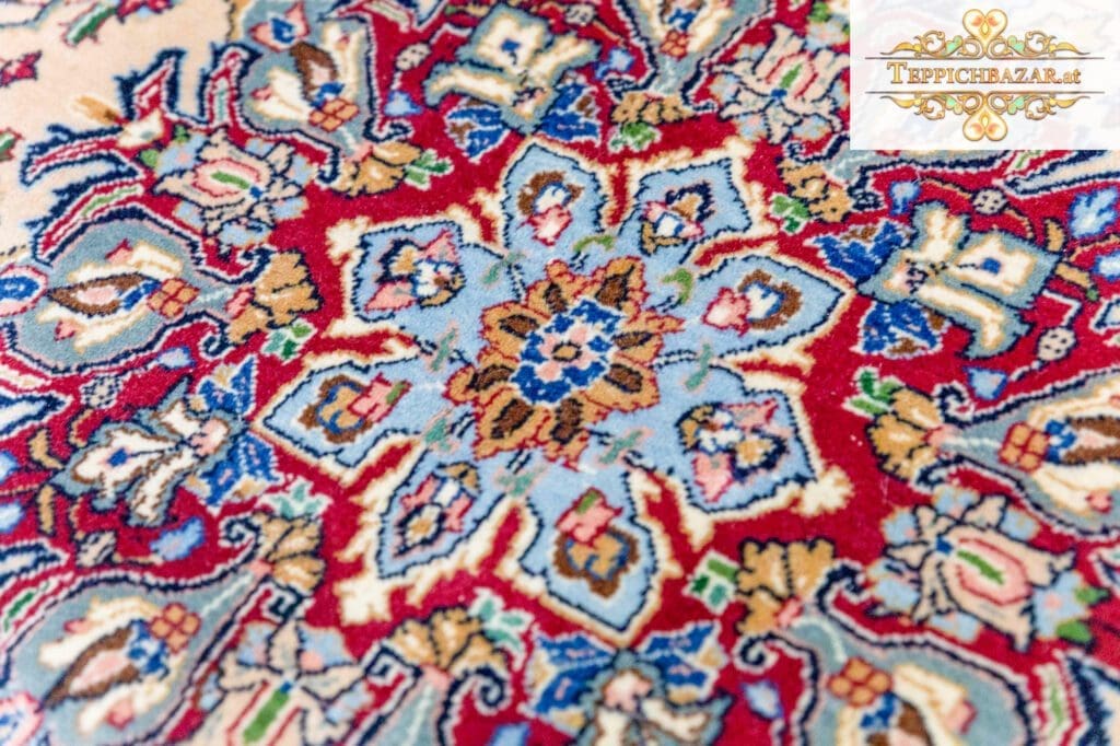 Perserteppich Kashan 225 x 140 cm handgeknüpft (Verkauft)