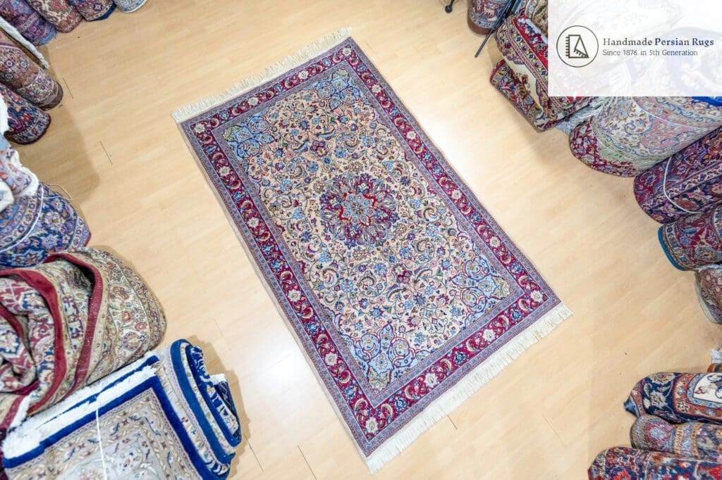 Perserteppich Kashan 225 x 140 cm handgeknüpft (Verkauft)