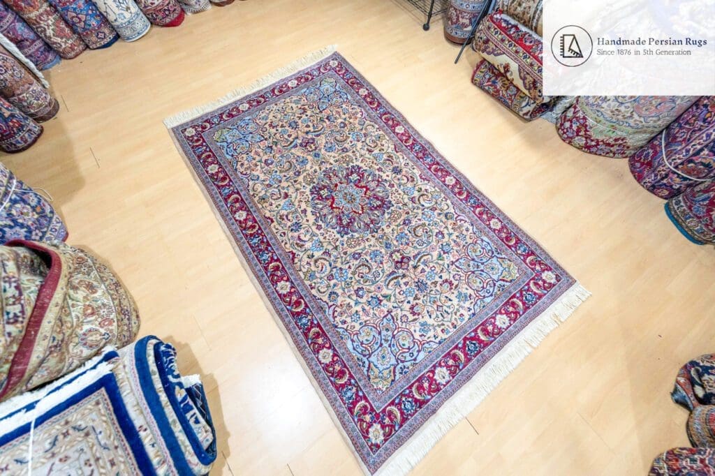 Perserteppich Kashan 225 x 140 cm handgeknüpft (Verkauft)