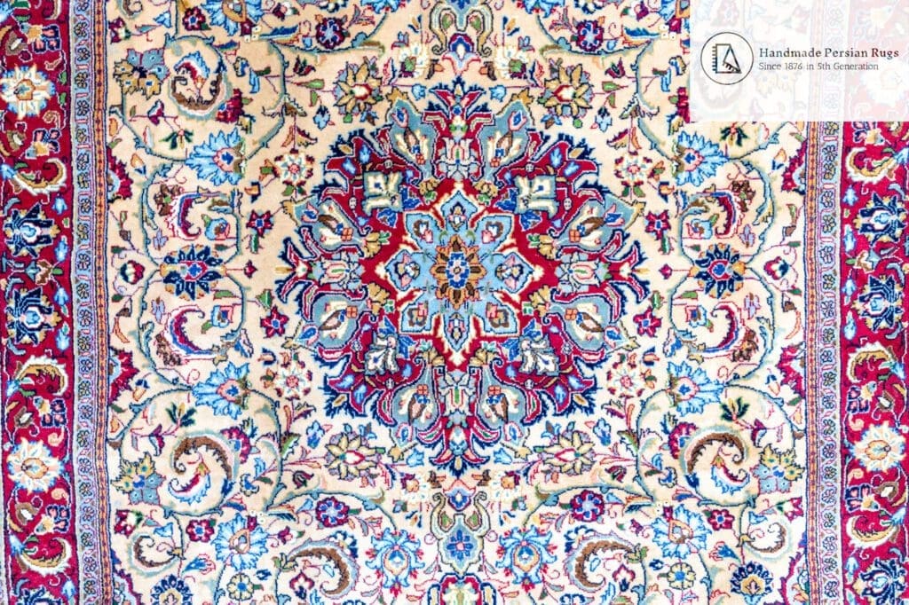 Perserteppich Kashan 225 x 140 cm handgeknüpft (Verkauft)