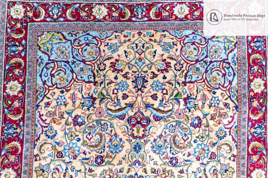 Perserteppich Kashan 225 x 140 cm handgeknüpft (Verkauft)