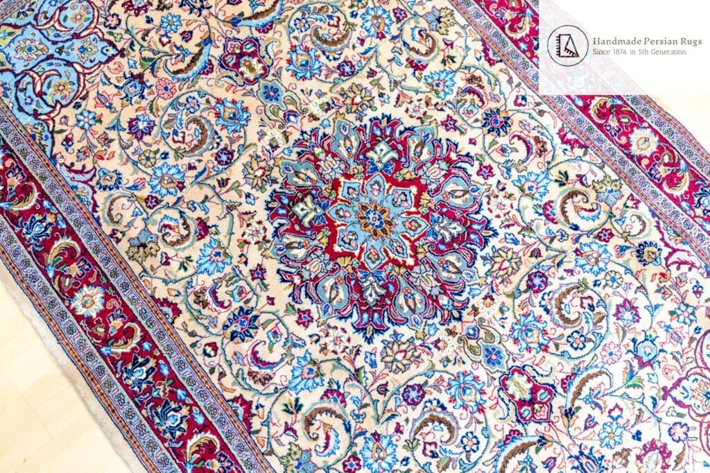 Perserteppich Kashan 225 x 140 cm handgeknüpft (Verkauft)