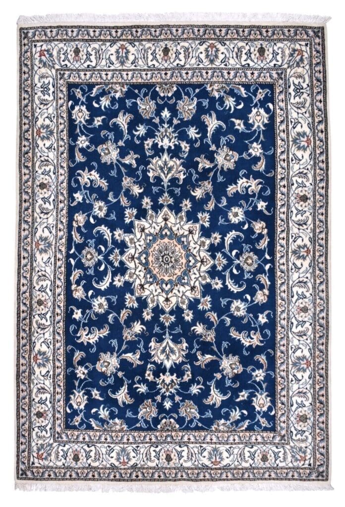 Perserteppich Nain 237 x 163 cm Wolle handgeknüpft (Verkauft)