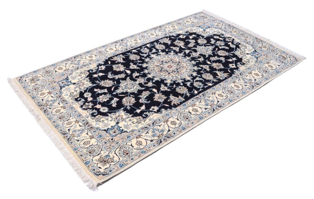 Perserteppich Nain 204 x 120 cm Wolle handgeknüpft (Verkauft)