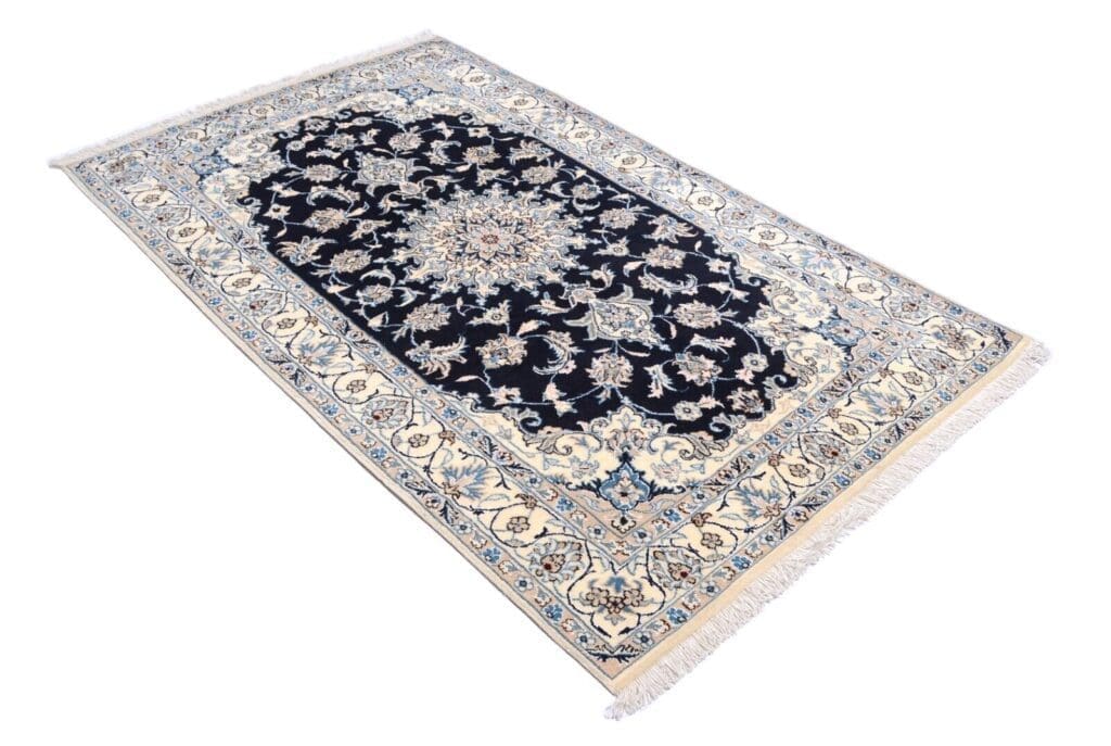 Perserteppich Nain 204 x 120 cm Wolle handgeknüpft (Verkauft)