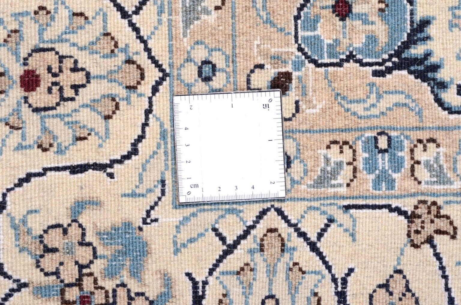 Perserteppich Nain 204 x 120 cm Wolle handgeknüpft (Verkauft)