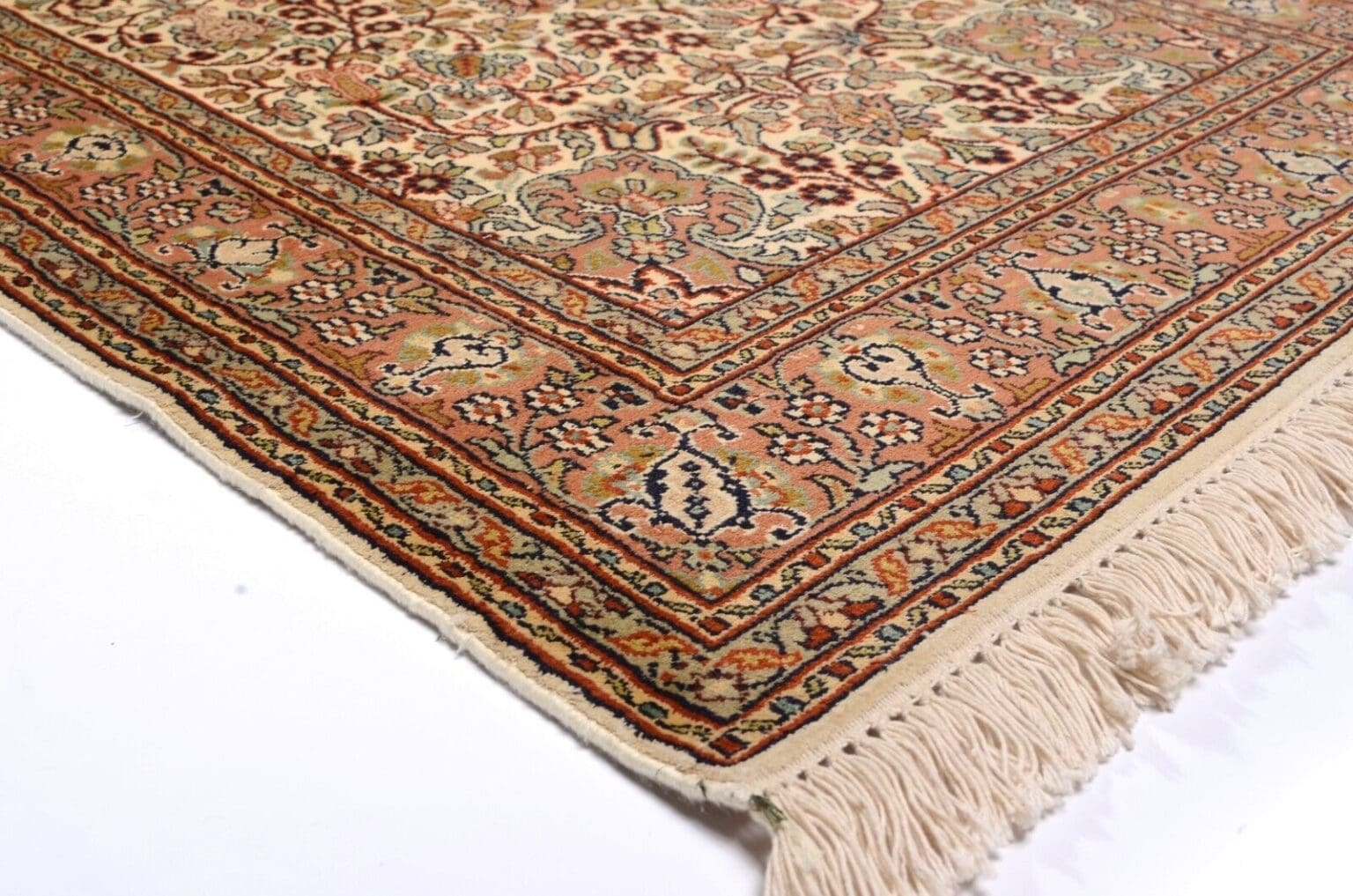 Orientteppich 219 x 76 cm Seide handgeknüpft