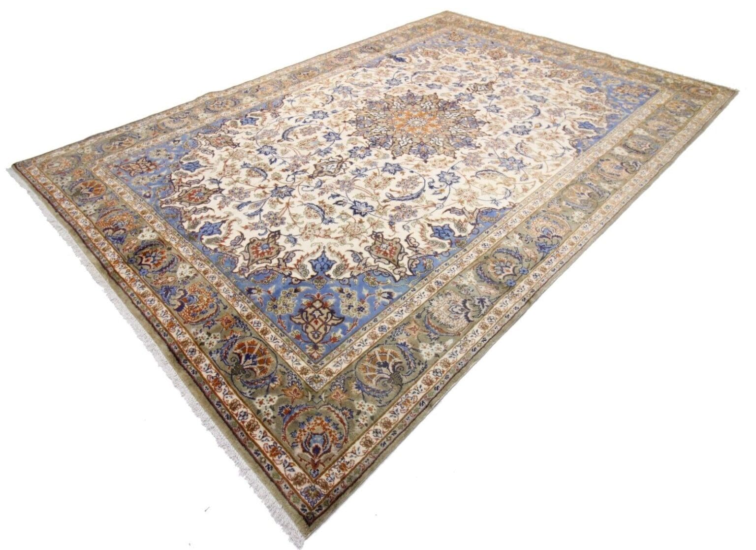 Perserteppich Isfahan 381 x 255 cm Wolle handgeknüpft