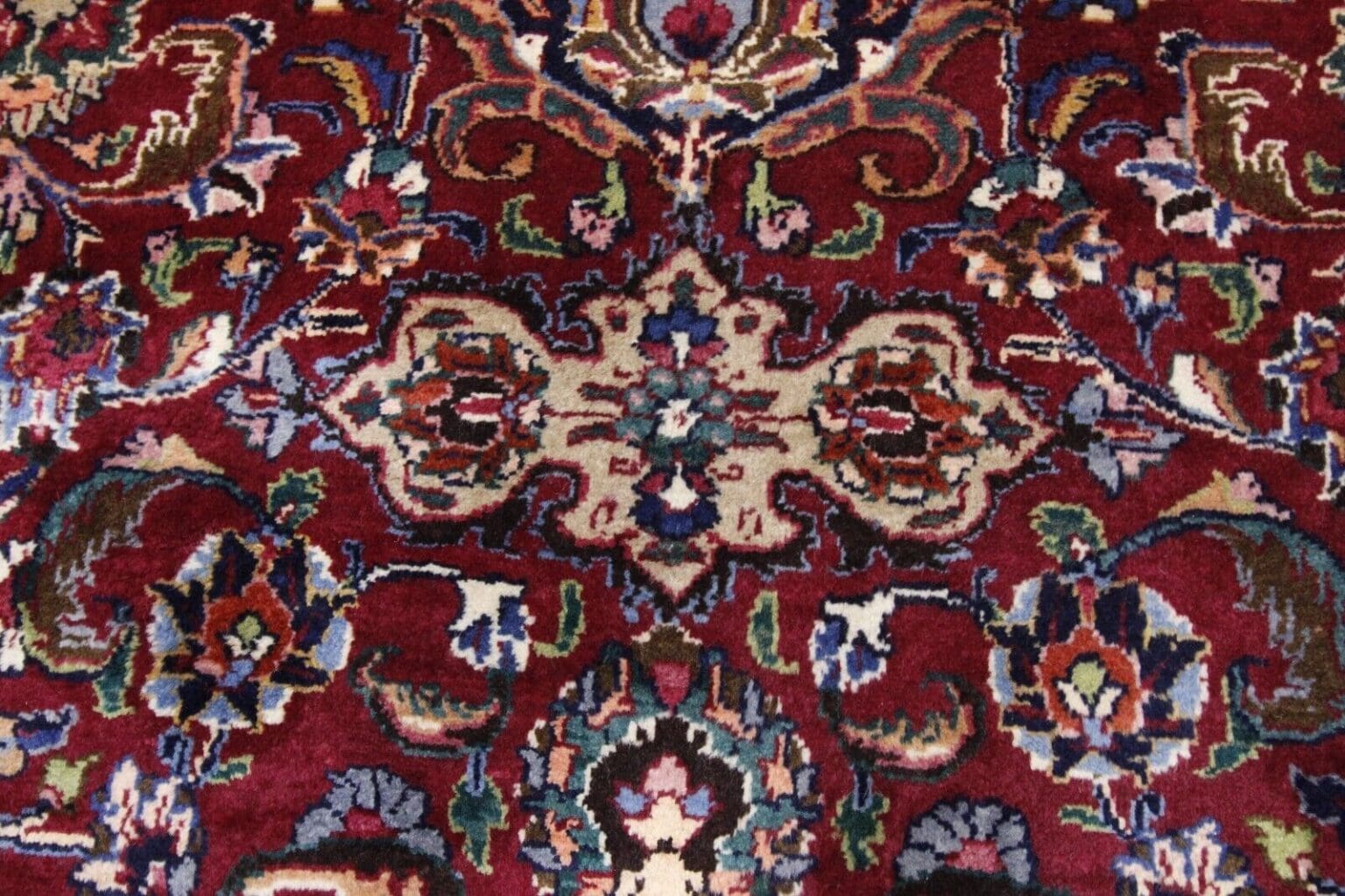 Perserteppich Mashad 406 x 296 cm Wolle handgeknüpft