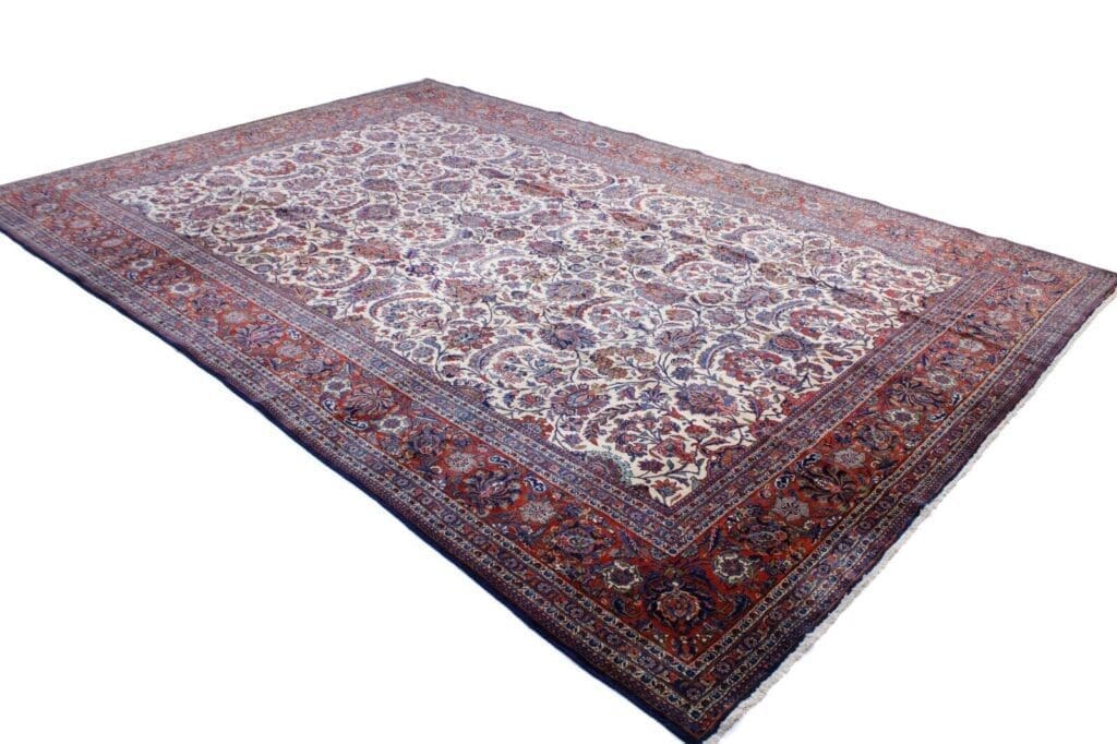 Perserteppich Keshan 385 x 260 cm Wolle handgeknüpft