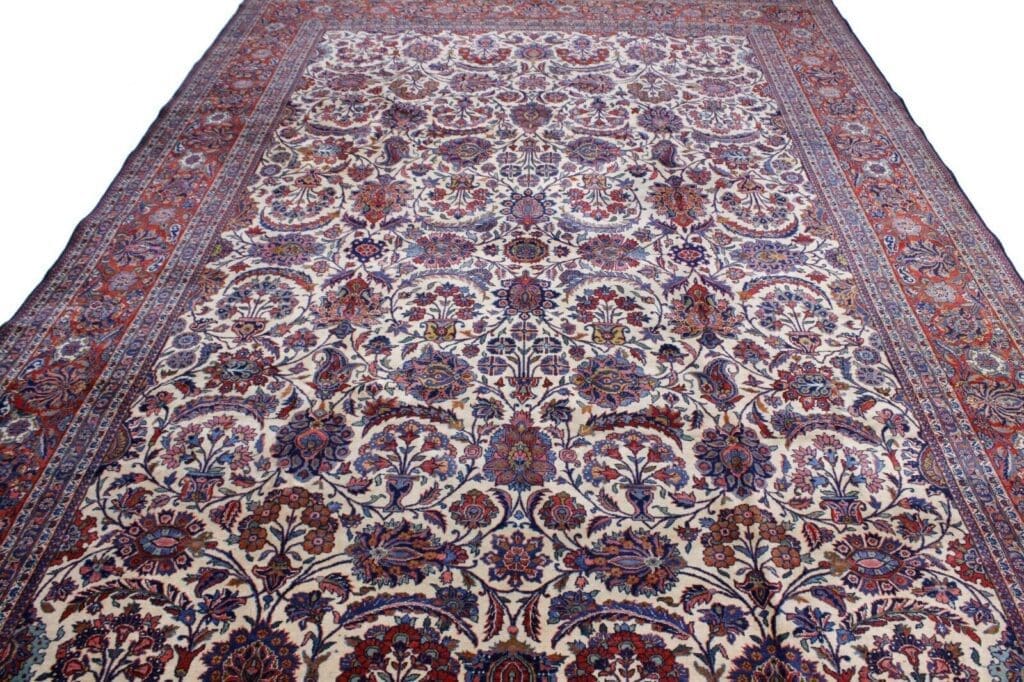 Perserteppich Keshan 385 x 260 cm Wolle handgeknüpft