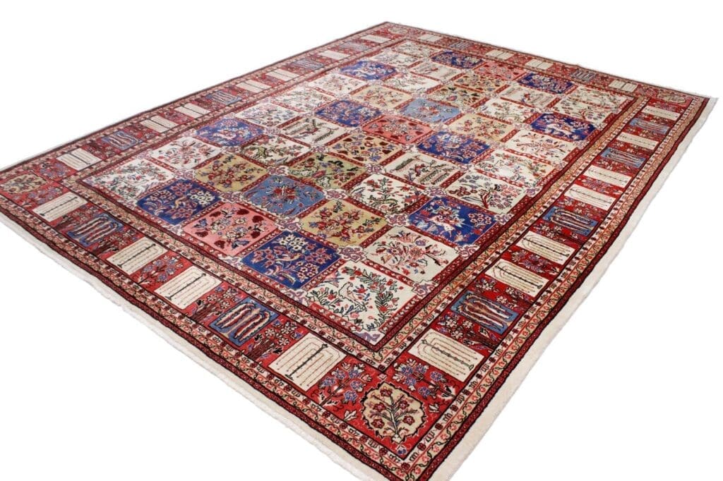 Perserteppich Sarough 358 x 270 cm Wolle handgeknüpft