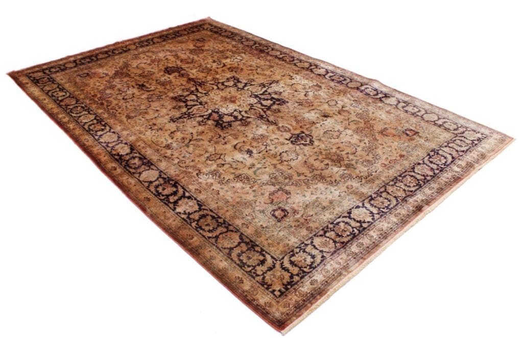 Perserteppich Ghom 300 x 191 cm Seide handgeknüpft