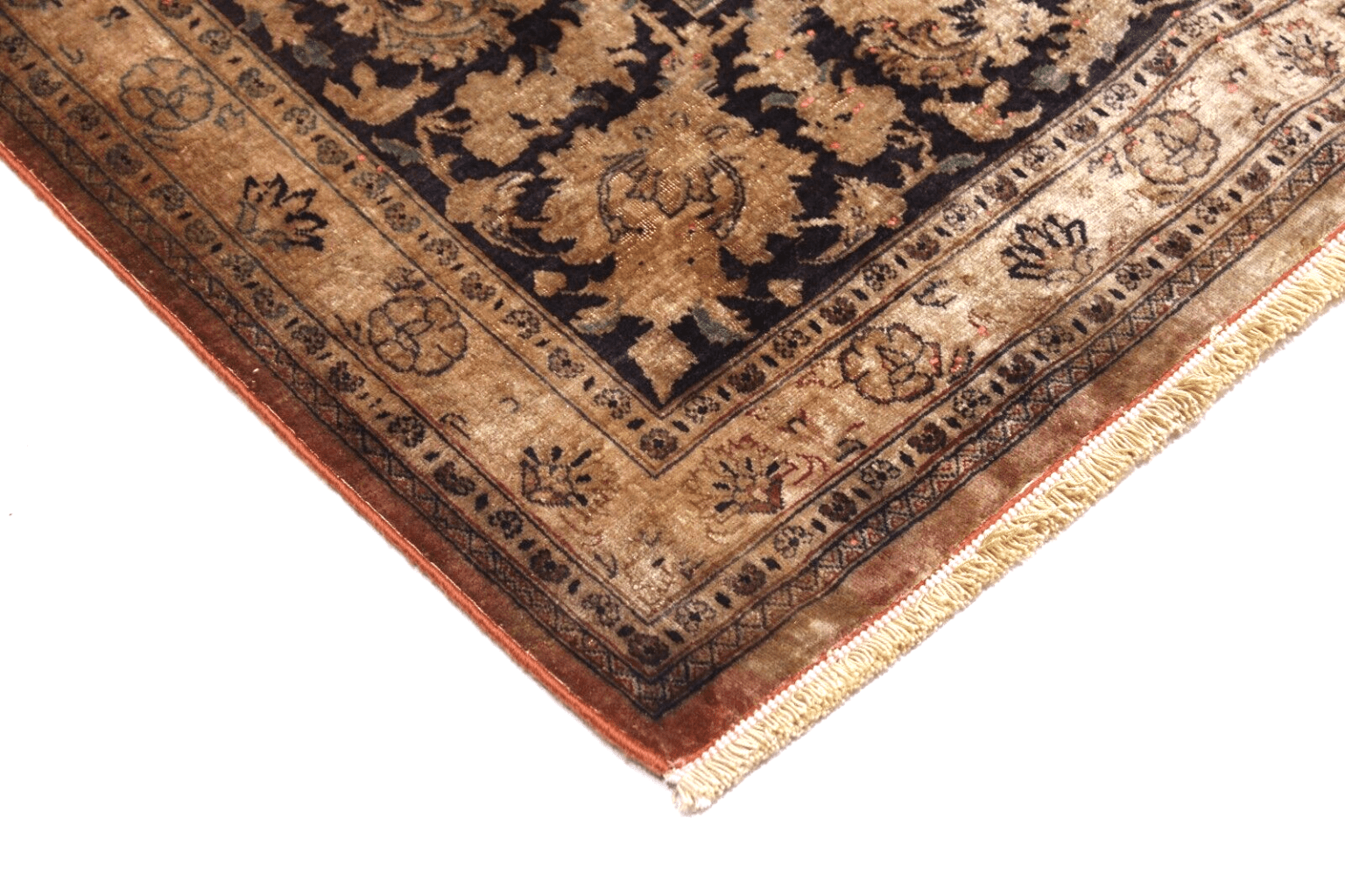Perserteppich Ghom 300 x 191 cm Seide handgeknüpft