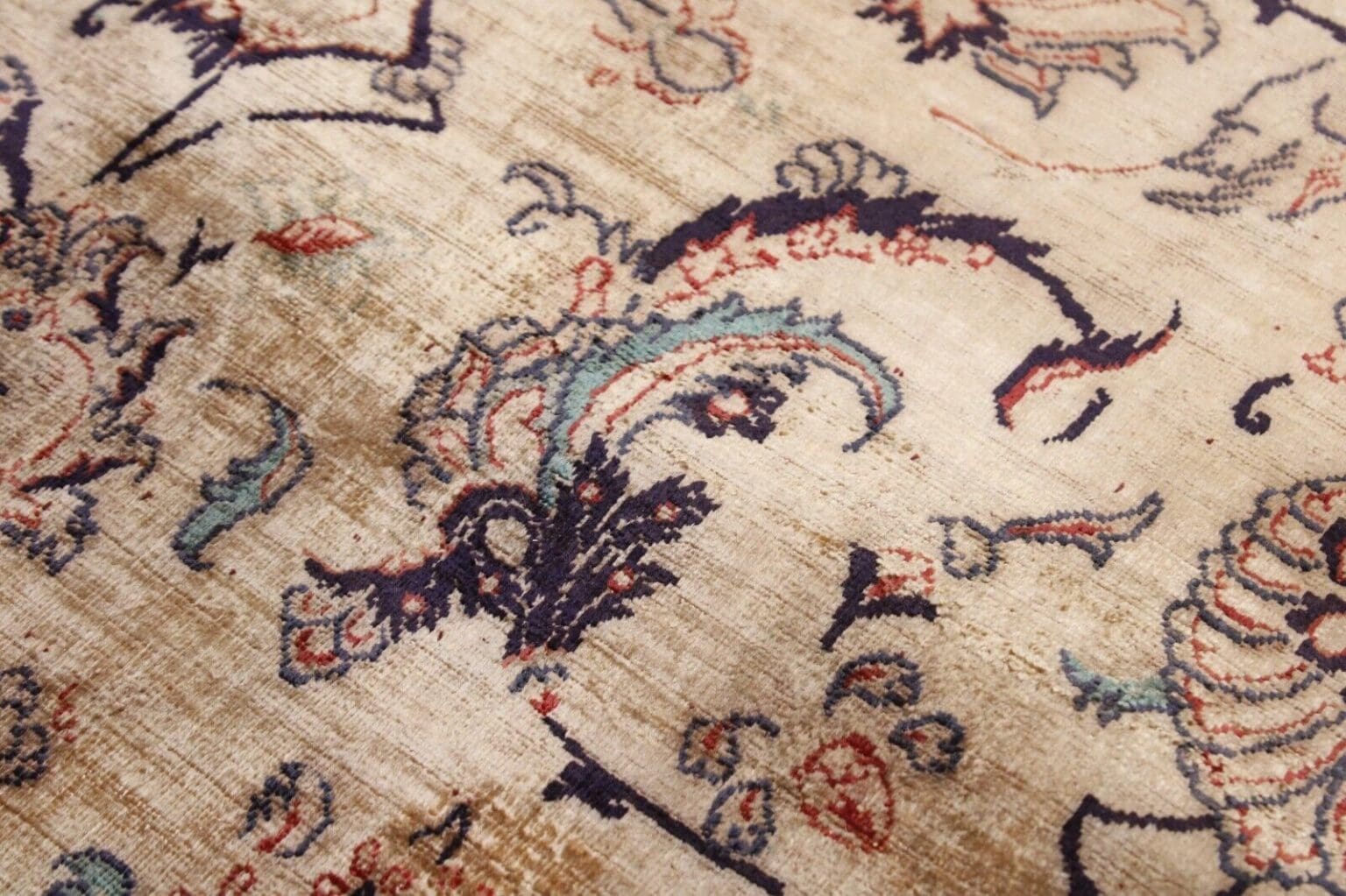 Perserteppich Ghom 300 x 191 cm Seide handgeknüpft