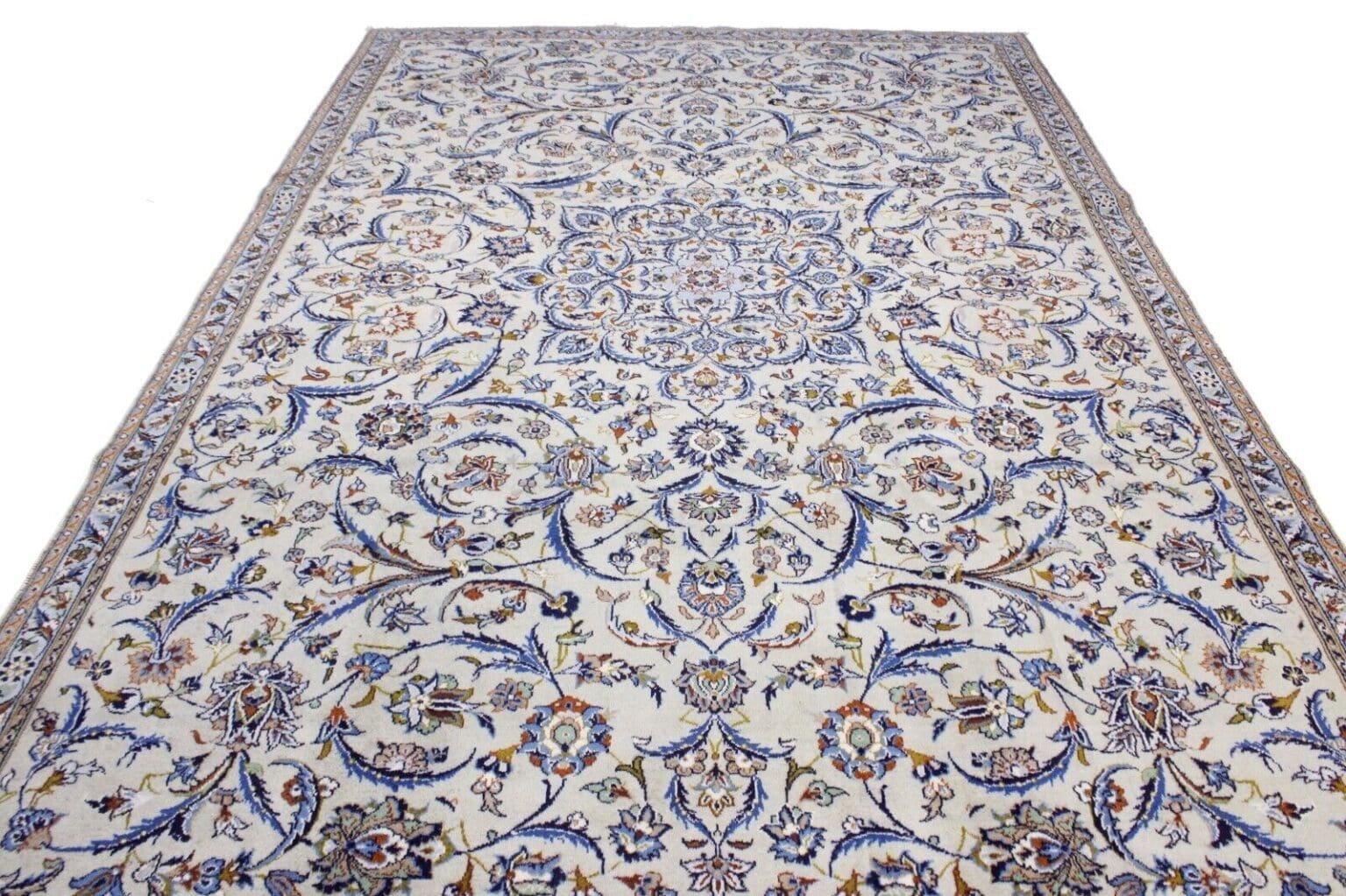 Perserteppich Keshan 333 x 224 cm Wolle handgeknüpft