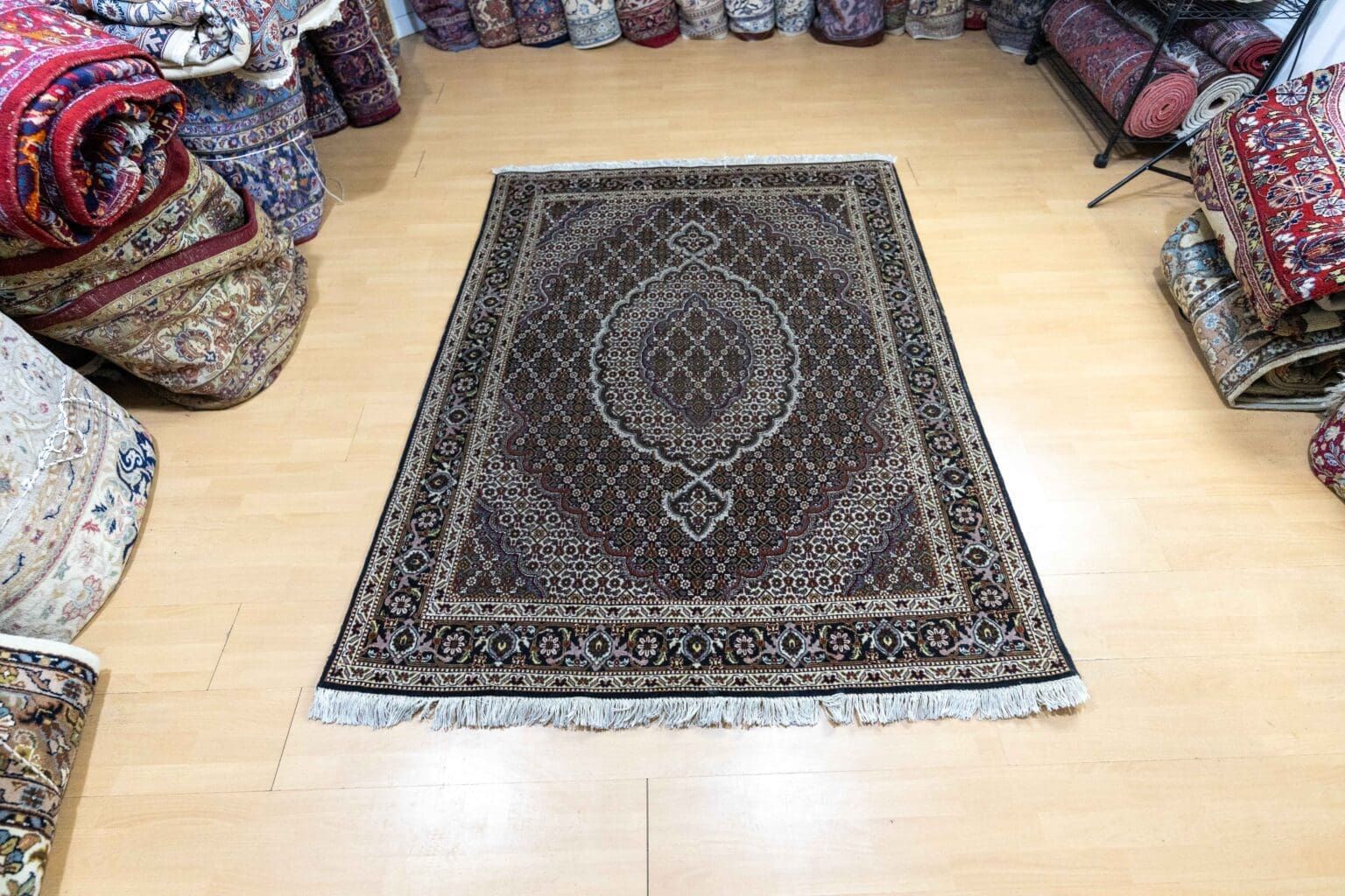 Perserteppich Täbriz 200 x 150 cm Wolle handgeknüpft