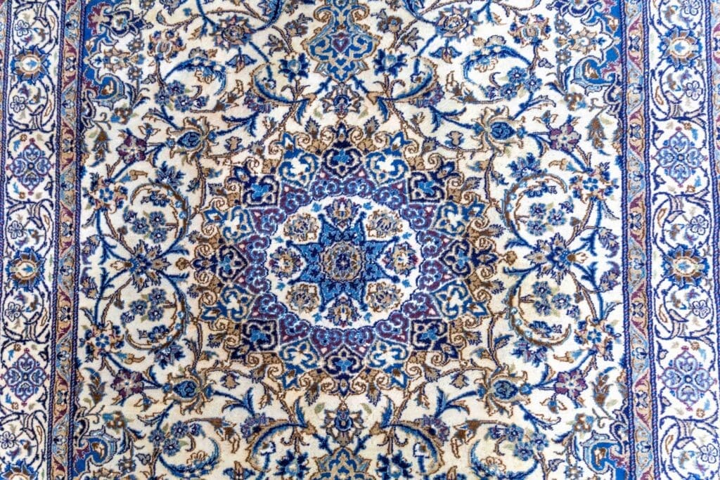 Perserteppich Nain 297 x 195 cm Wolle handgeknüpft (Verkauft)