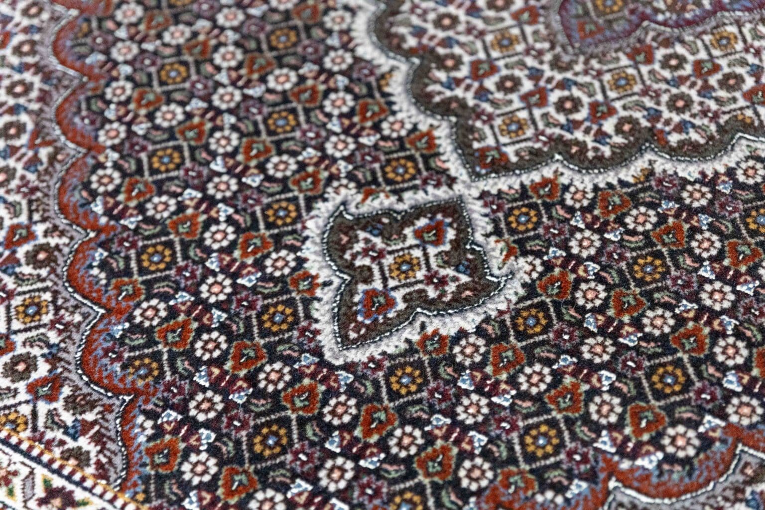 Perserteppich Täbriz 200 x 150 cm Wolle handgeknüpft