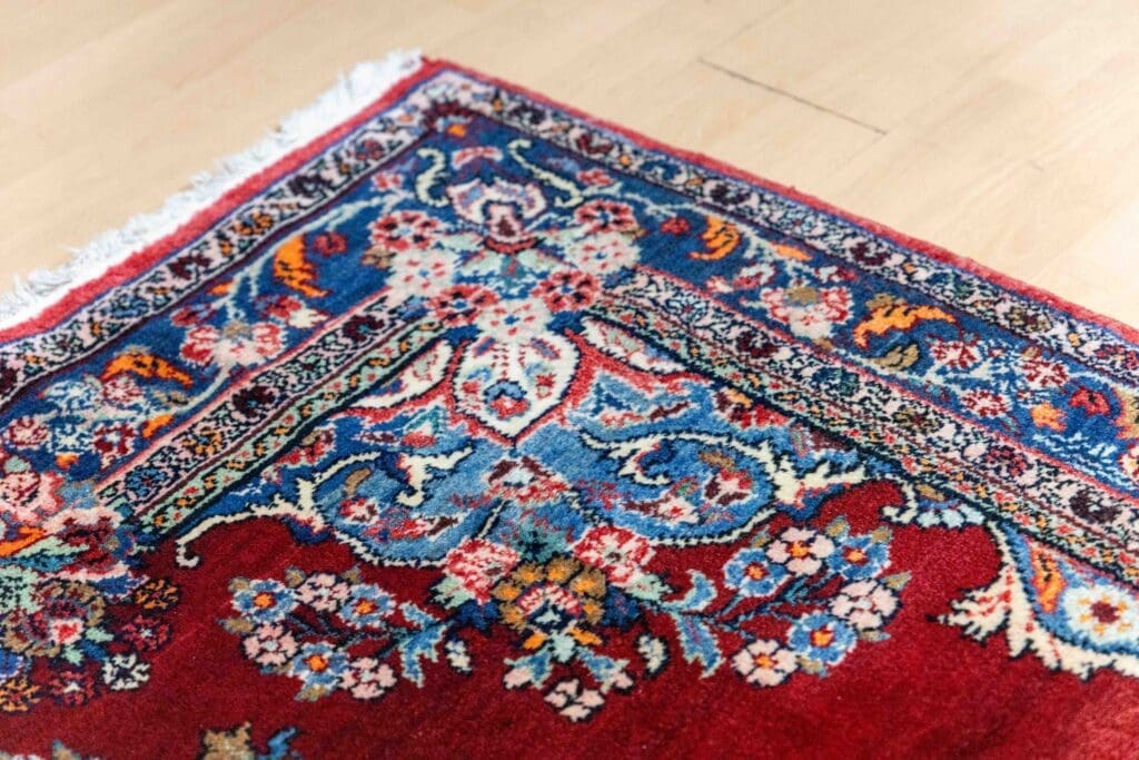 Perserteppich Hamedan 216 x 130 cm Wolle handgeknüpft