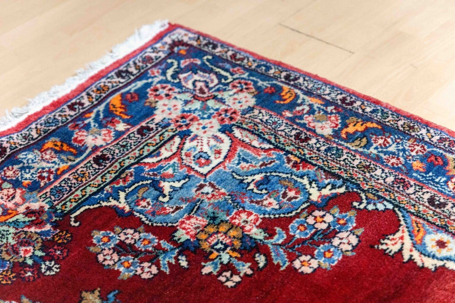 Perserteppich Hamedan 216 x 130 cm Wolle handgeknüpft