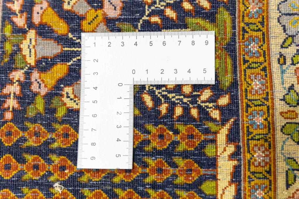 Orientteppich Kaschmir 280x173 cm Seide handgeknüpft (Verkauft)