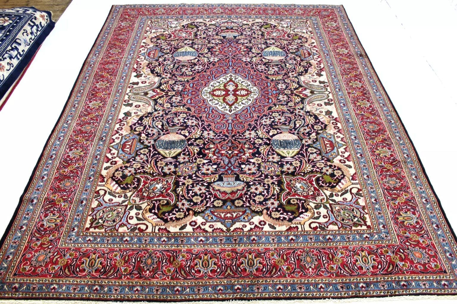 Perserteppich Kashmar 382 x 291 cm Wolle handgeknüpft