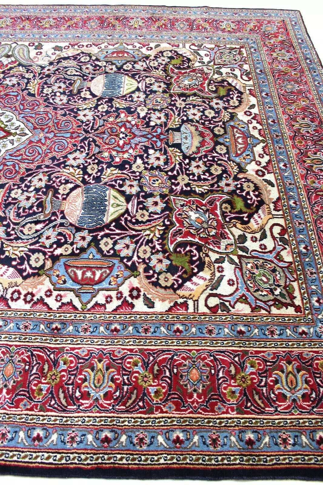 Perserteppich Kashmar 382 x 291 cm Wolle handgeknüpft