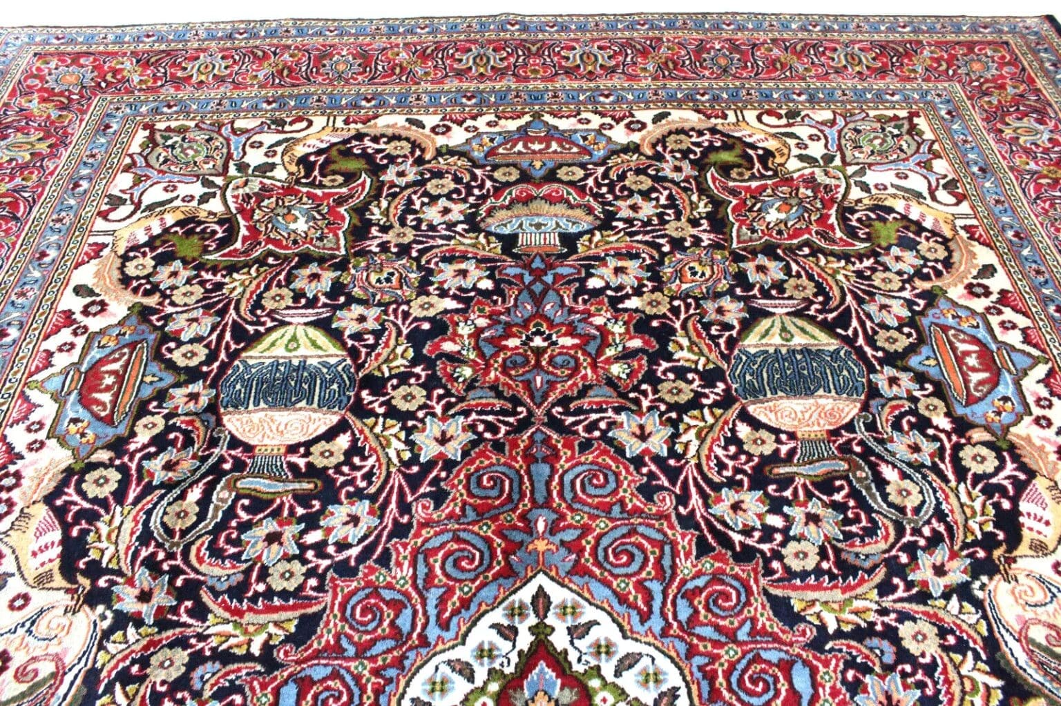 Perserteppich Kashmar 382 x 291 cm Wolle handgeknüpft