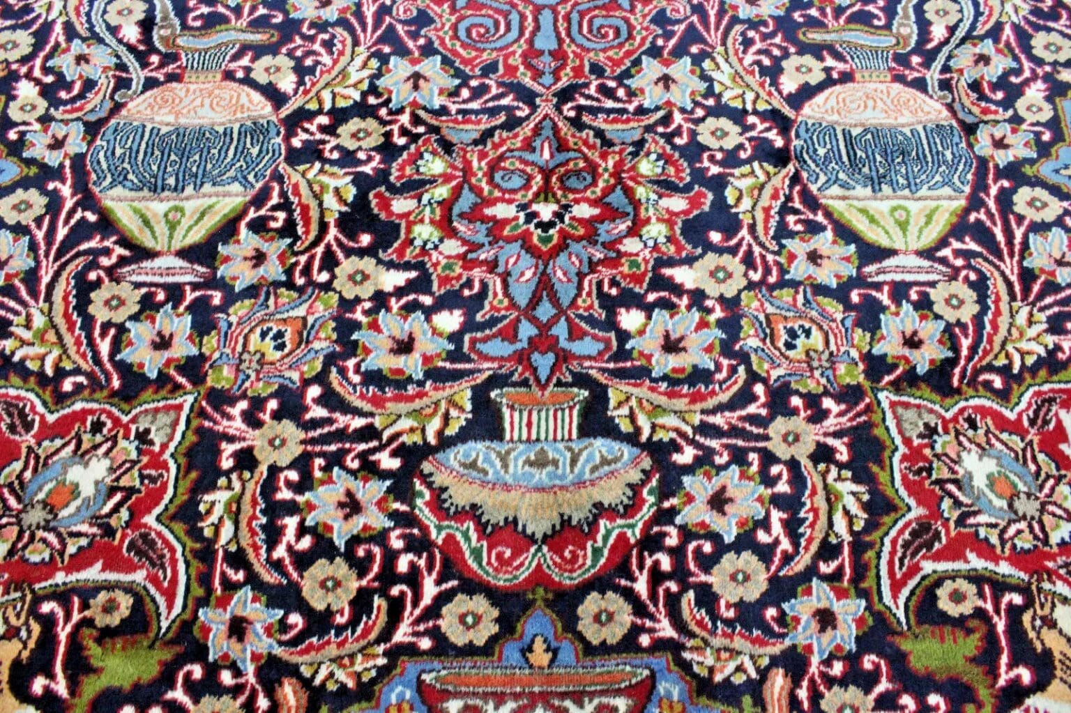 Perserteppich Kashmar 382 x 291 cm Wolle handgeknüpft