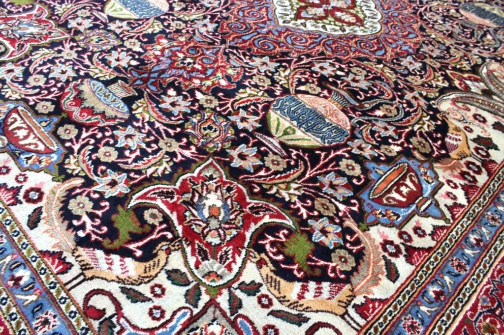Perserteppich Kashmar 382 x 291 cm Wolle handgeknüpft
