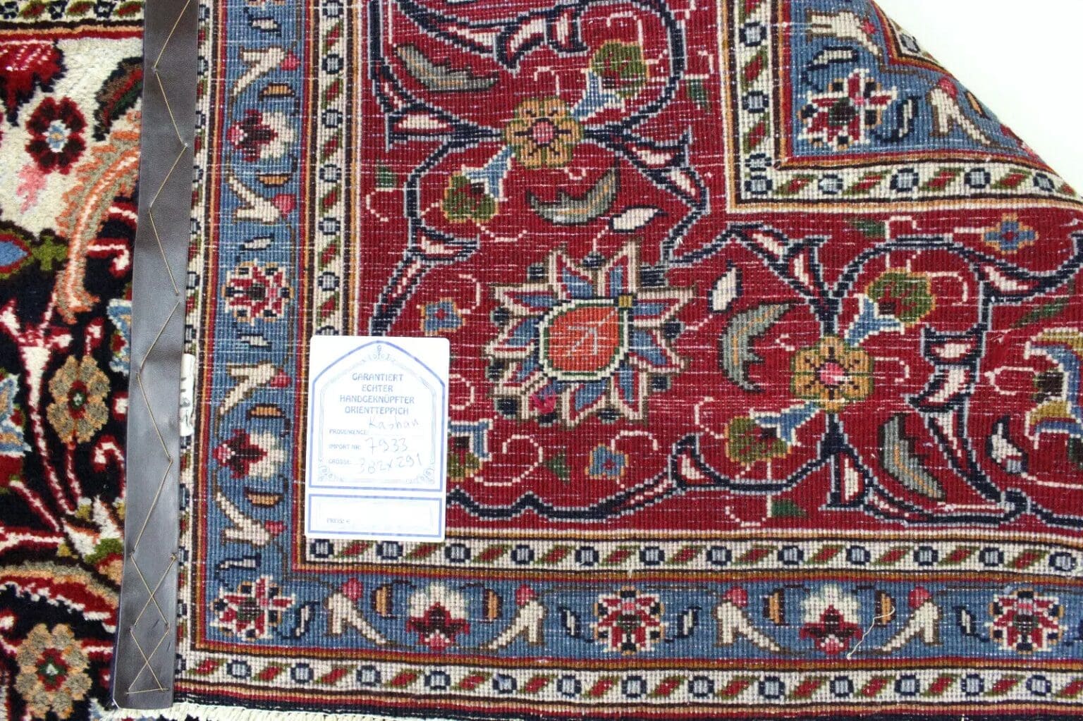 Perserteppich Kashmar 382 x 291 cm Wolle handgeknüpft