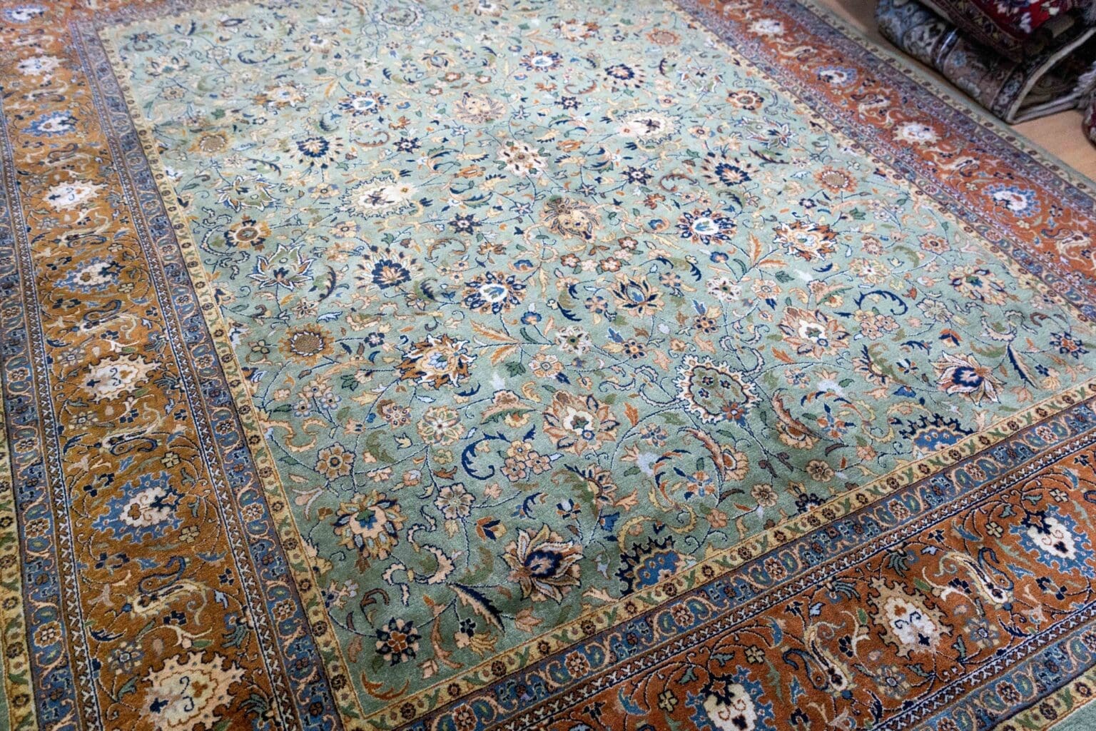 Perserteppich Täbriz 311x249cm Wolle handgeknüpft