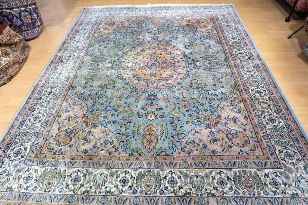 Orientteppich Indien 249 x 198 cm Wolle handgeknüpft