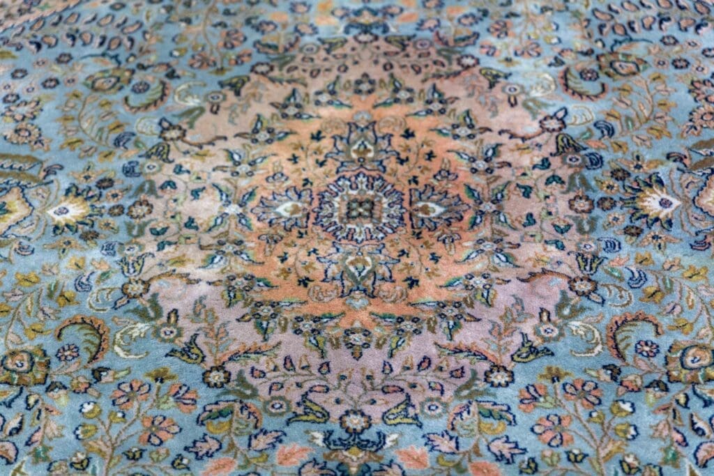 Orientteppich Indien 249 x 198 cm Wolle handgeknüpft