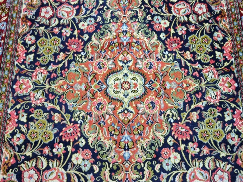 Perserteppich Ghom 212x147 cm Wolle handgeknüpft