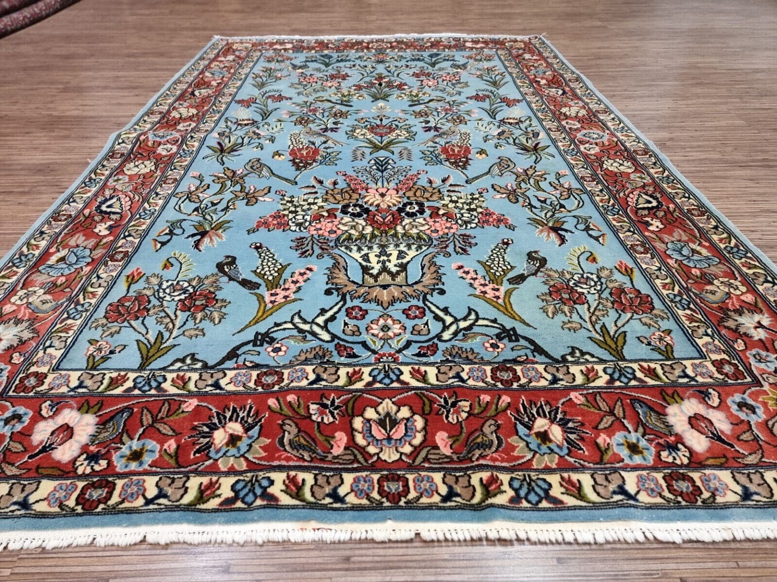 Perserteppich Ghom 210 x 137 cm Schurwolle handgeknüpft