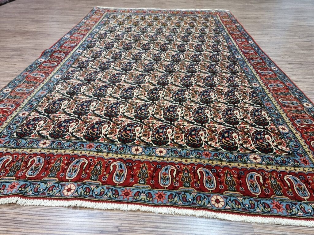 Perserteppich Ghom 207x135 cm Wolle handgeknüpft