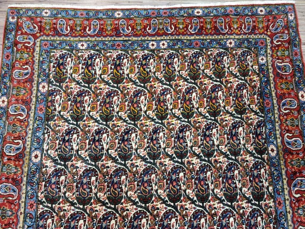 Perserteppich Ghom 207x135 cm Wolle handgeknüpft