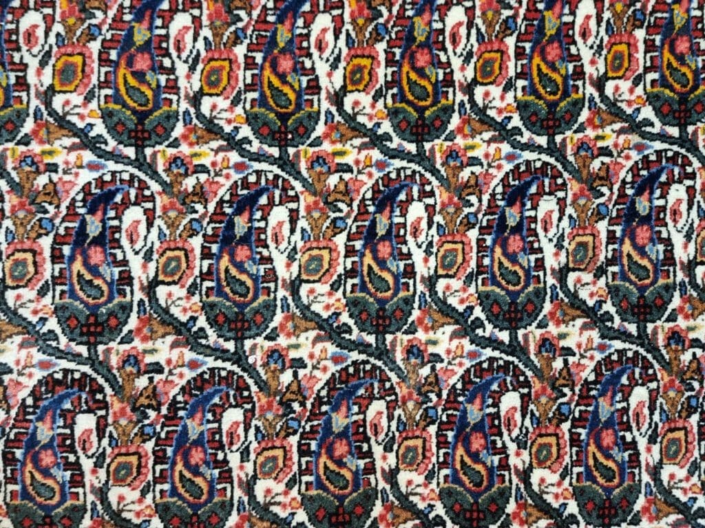 Perserteppich Ghom 207x135 cm Wolle handgeknüpft
